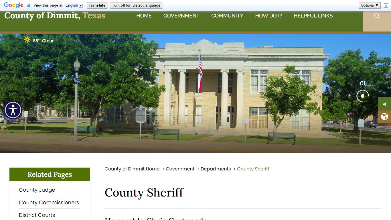 County Sheriff - Dimmit, TX